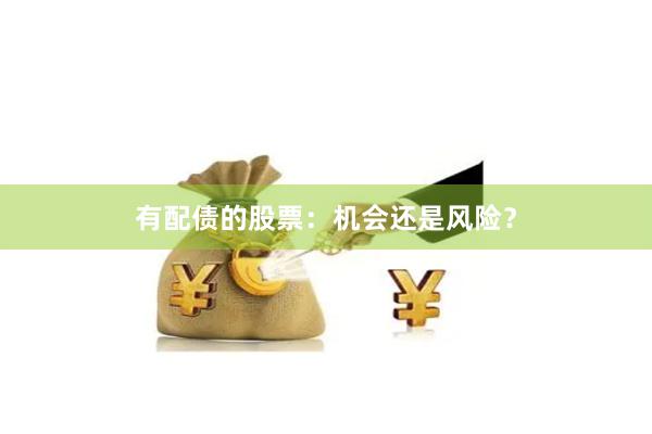 有配债的股票：机会还是风险？